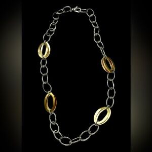 Milor Stainless Two Tone Necklace